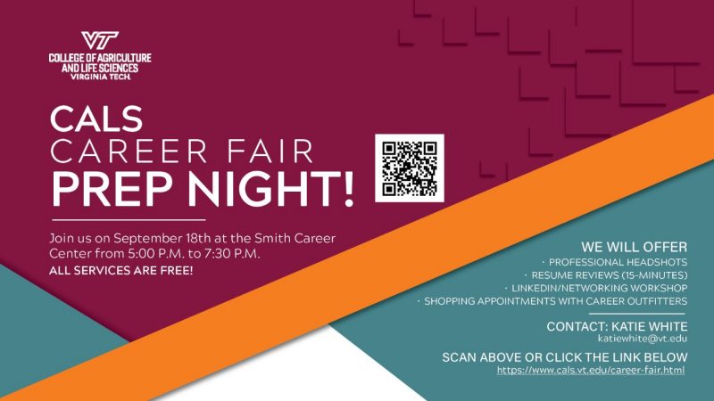 Career fair prep info
