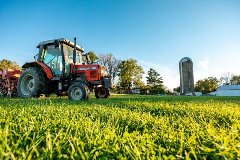 Tractor on Homefield Farm 2