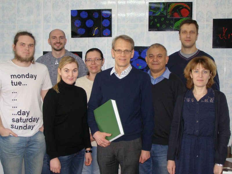 Igor Sharakhov with the Laboratory of Ecology, Genetics and Environmental Protection, Tomsk State University, Tomsk, Russia