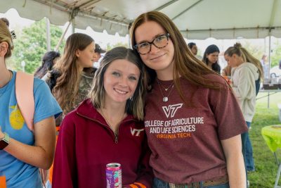 Photo of two female student