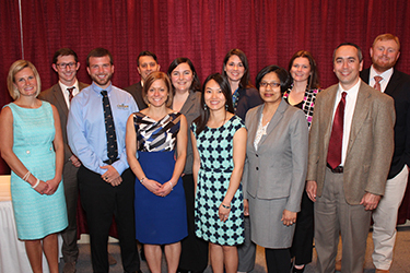 Outstanding departmental recent alumni award winners 2016