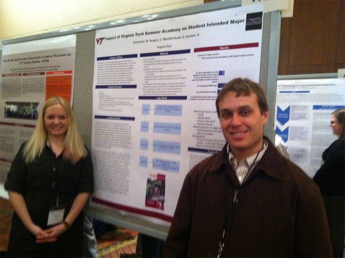 GTS Members Matt and Courtney present collaborative research at the CIDER 2014 Conference