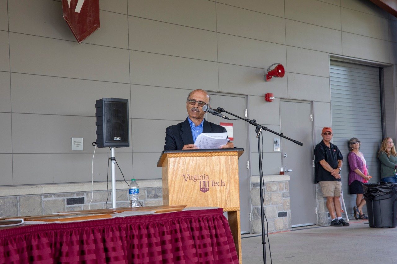 Dr. Saied Mostaghimi, Associate Dean and Director of the Virginia Agriculture Experiment Station