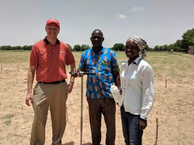Mark - the soil scientist- with Seng. researchers-August-2018