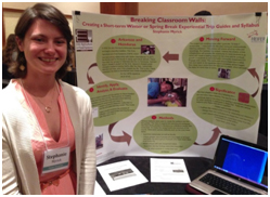 Stephanie Myrick at VT Engage Poster Session